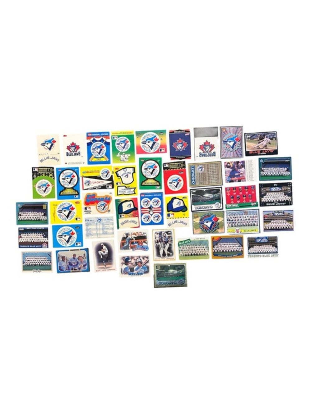 Toronto Blue Jays Sticker Collection - Multicolor Team Logos
